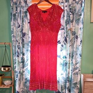 Jones New York Orange Dress